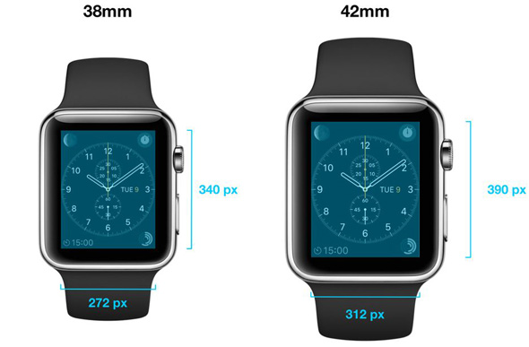 كل ما تريد معرفته عن ساعة أبل Apple-Watch-Size