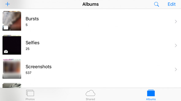 iOS-Photo-Folders