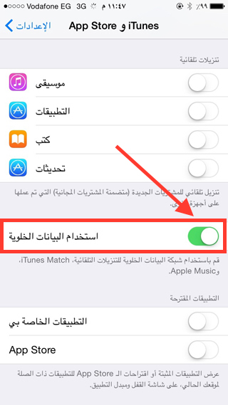 itunes and App Store settings2