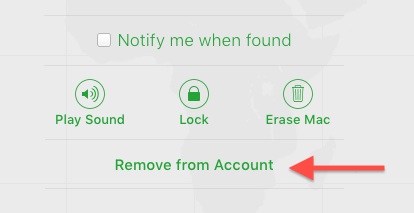 Remove From Account