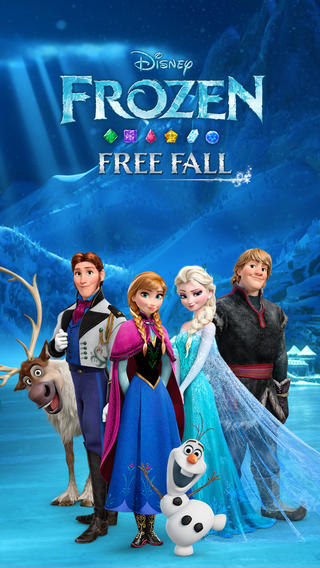 تطبيق Frozen-Free-Fall