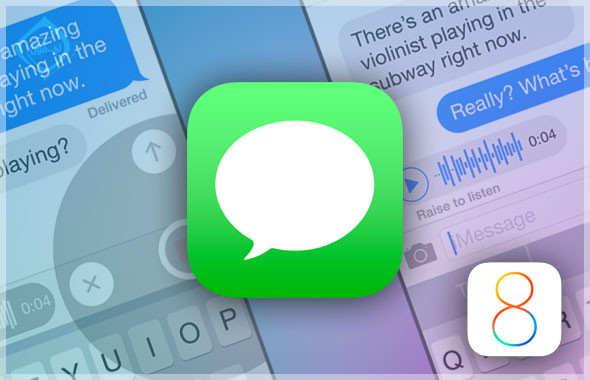 O que há de novo no aplicativo Mensagens no iOS 8?