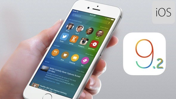 Apple releases the iOS 9.2 update