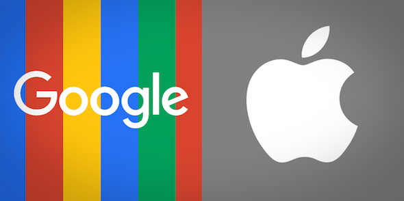 苹果Google徽标