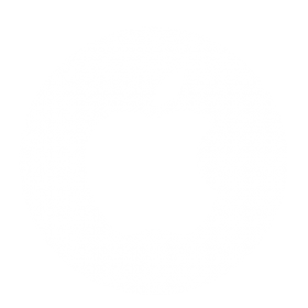 logotipo de círculo de maçã branca