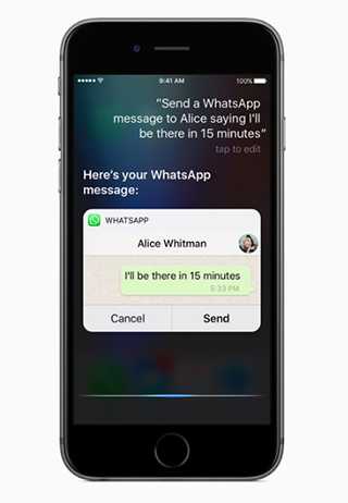 Siri-WhatsApp