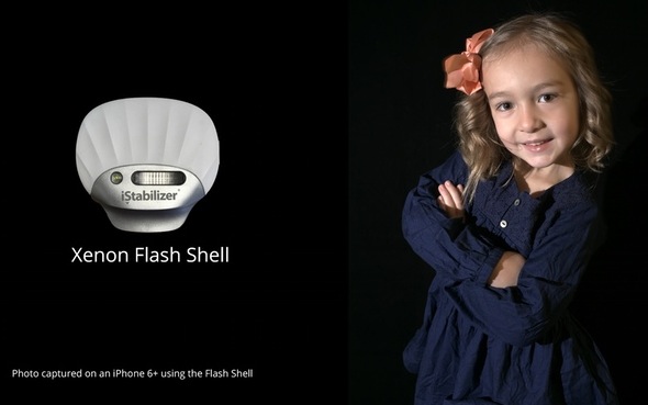 Xenon flash for iPhone with Flash Shell