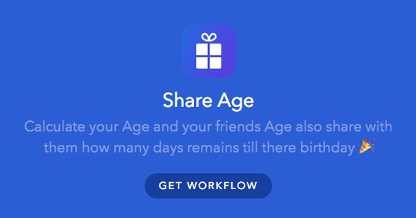 Calcula y comparte tu edad