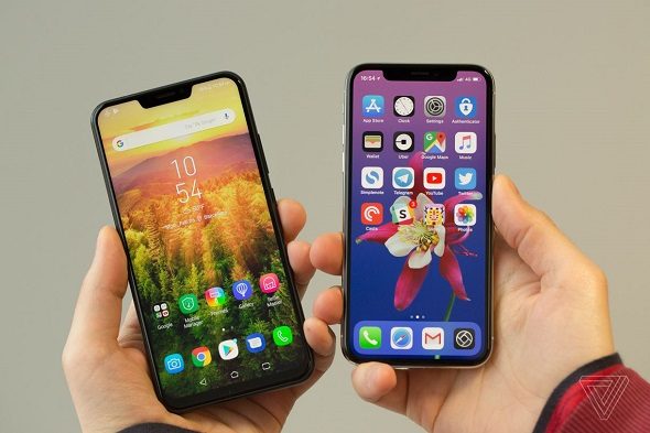 Is now the bad bump in iPhone X became beautiful in Android phones!