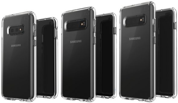 Nag-leak na mga larawan ng telepono ng Samsung Galaxy S10