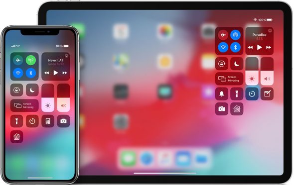 For beginners: Shortcuts for long touch in Control Center