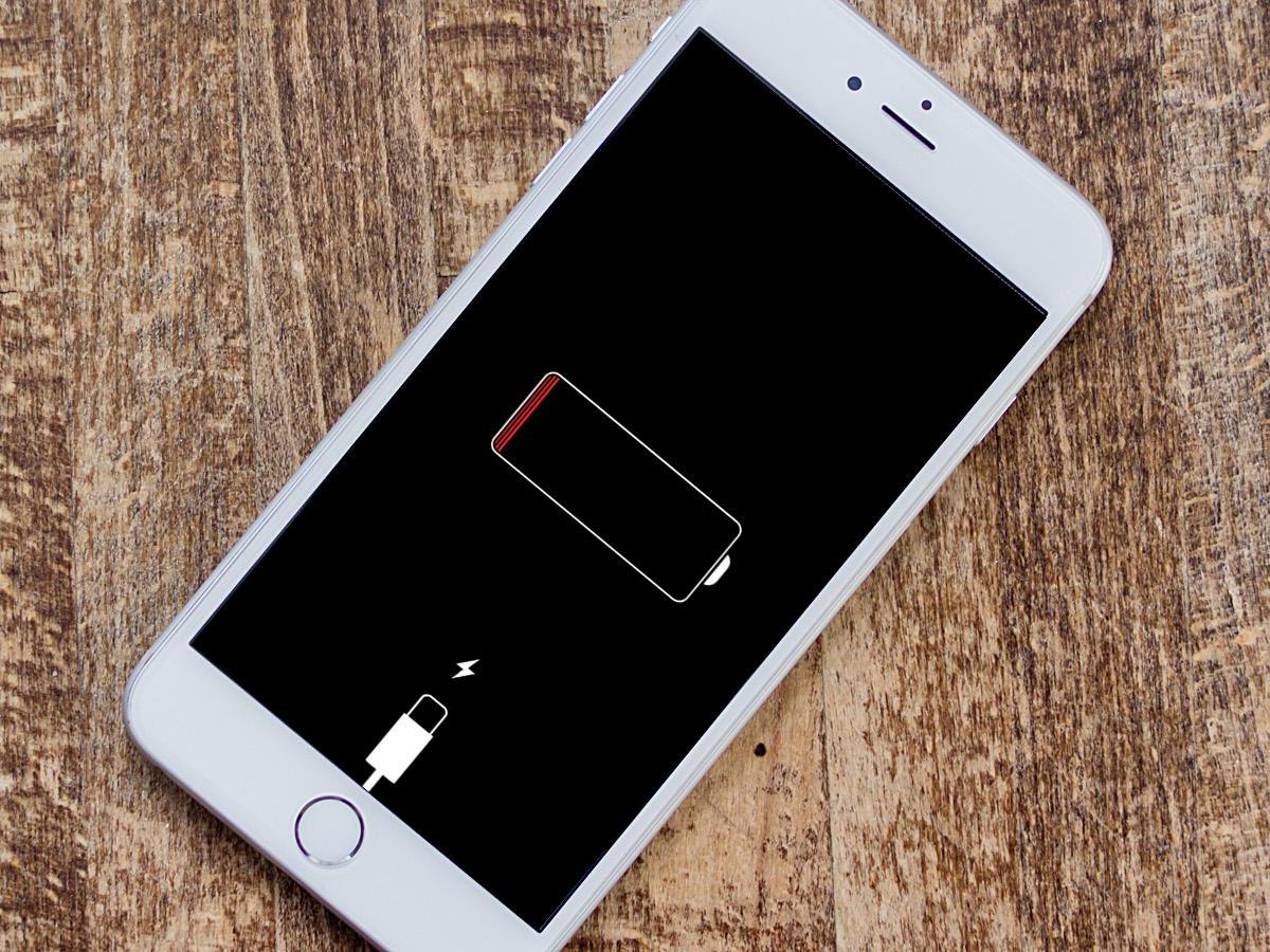 iphone-batterij leeg