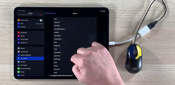 Pelajari cara menghubungkan dan menggunakan mouse di iPhone dan iPad