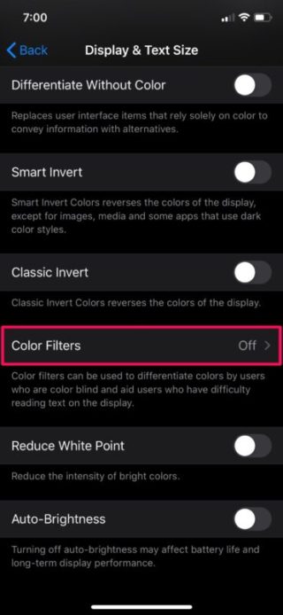 Como usar filtros de cores no iPhone e iPad