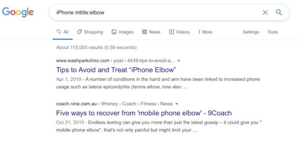 iPhone-Elbow
