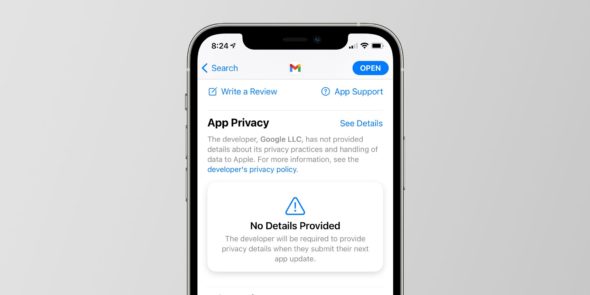 جوجل لم تحدث تطبيقاتها في iOS لتجنب تقديم ملصق الخصوصية