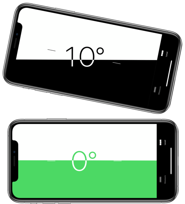 Converta seu iPhone em uma escala digital para ajustar o nível das coisas ao seu redor