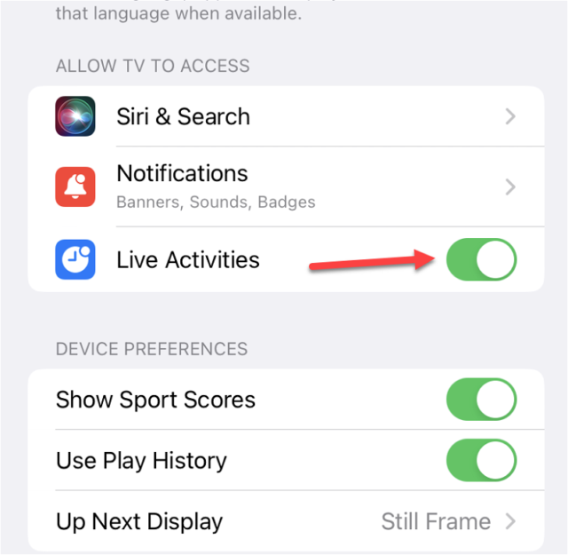 Using live activities in iOS 16.2 and enabling frequent updating