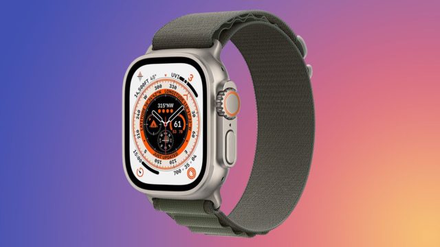 来自 iPhoneIslam.com，彩色背景上的 Apple Watch X。