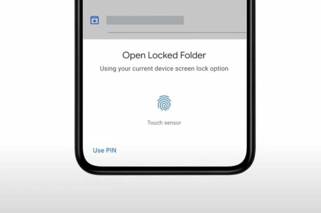 Von iPhoneIslam.com, einem Telefon mit einem geöffneten und gesperrten Ordner auf dem Bildschirm, auf dem Randnachrichten für die Woche vom 25. bis 31. August angezeigt werden.