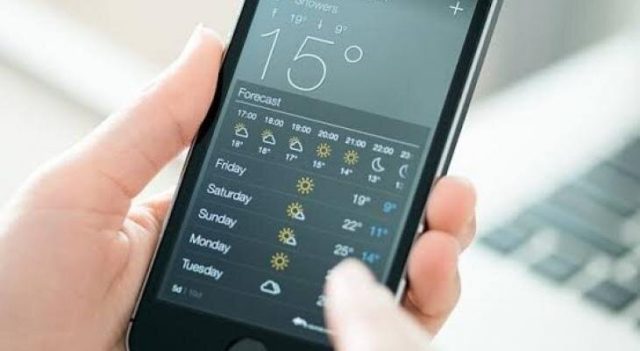 iPhone weather feature
