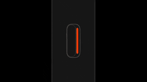 iPhoneIslam.com から、新しいアクション ボタンを備えた黒電話。