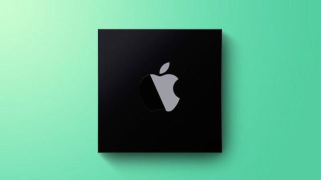 من iPhoneIslam.com، شعار التفاحة السوداء على خلفية خضراء.