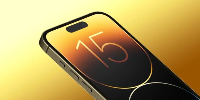 از iPhoneIslam.com، یک آیفون روی پس‌زمینه طلایی ظاهر می‌شود.