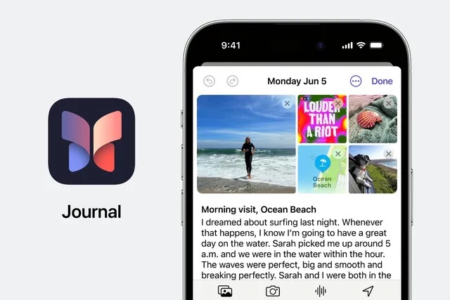 На сайті iPhoneIslam.com програма журналу з’являється на смартфоні з фінальною версією iOS 17.