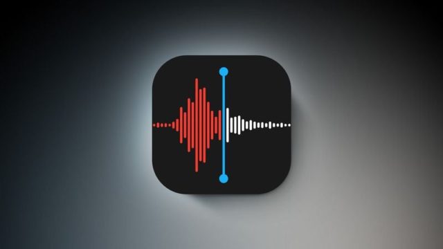 iPhoneIslam.com'dan, koyu arka planda ses dalgası simgesi.