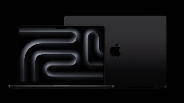 Từ iPhoneIslam.com, Một chiếc Apple MacBook Pro nhanh đáng sợ với màn hình đen.
