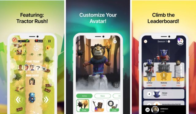 از iPhoneIslam.com، اسکرین شات بازی روی صفحه گوشی.