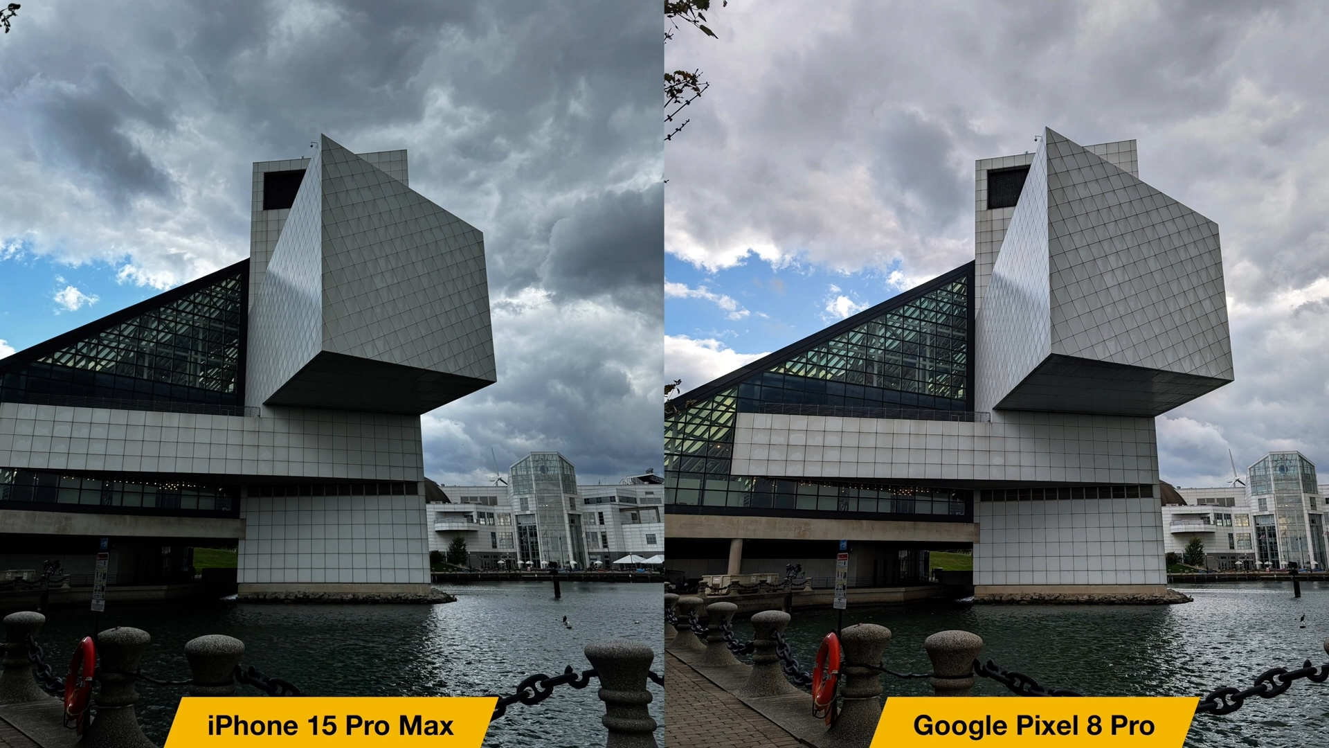 Từ iPhoneIslam.com, bài so sánh giữa camera của iPhone 15 Pro Max và camera của Google Pixel 8 Pro.