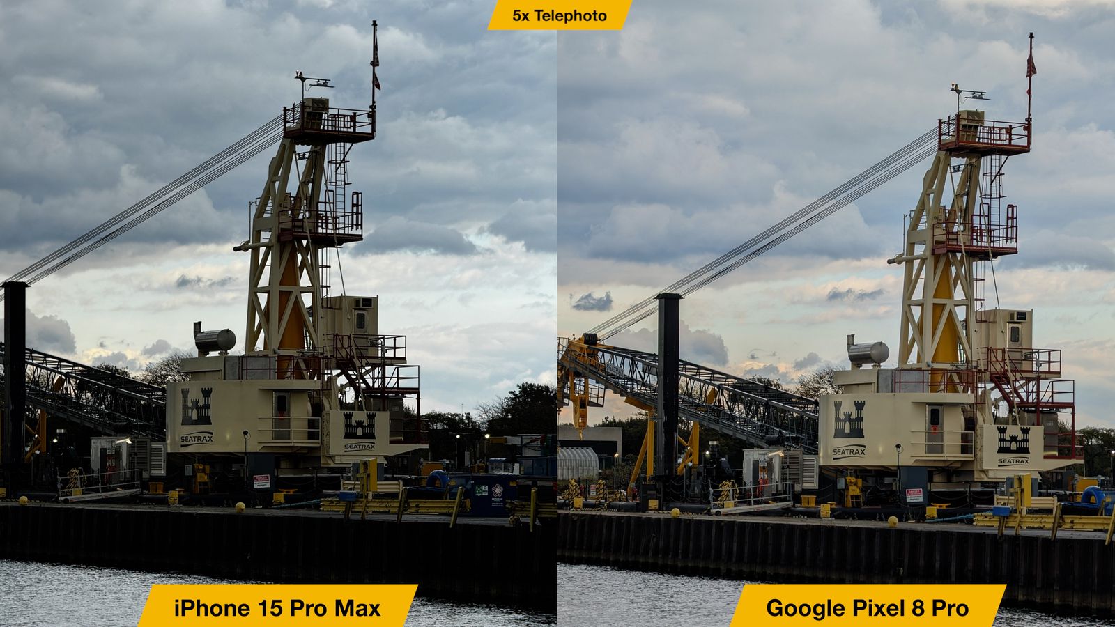 iPhoneIslam.com'dan iPhone 15 Pro Max ve Google Pixel 8 Pro'nun kameraları arasındaki karşılaştırma.
