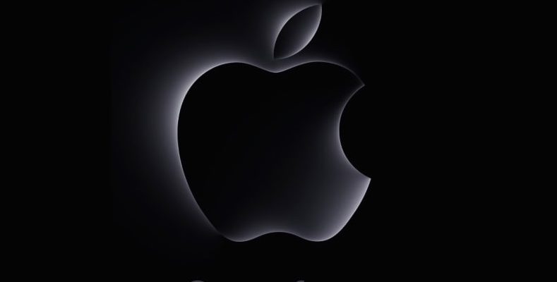 iPhoneIslam.com より、「Scary Fast」という文字が入った Apple ロゴ Apple が 30 月 XNUMX 日にカンファレンスを発表