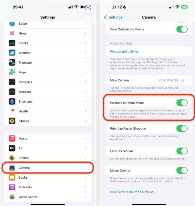 来自 iPhoneIslam.com 的 iPhone 屏幕截图显示了 iOS 17 更新中新的隐藏摄像头功能。