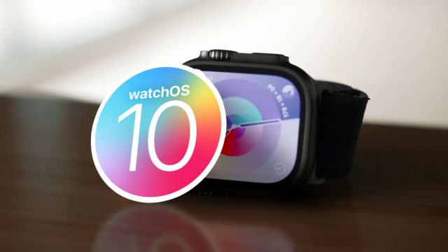 iPhoneIslam.com より、watchOS 10 アップデートを搭載した Apple Watch。