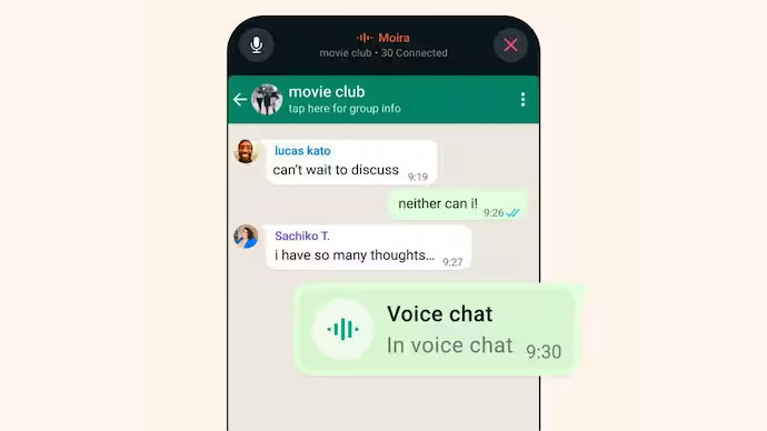 iPhoneIslam.com'dan, WhatsApp haberlerini ve sesli sohbet özelliklerini içeren sesli sohbet uygulamasına sahip bir telefon.