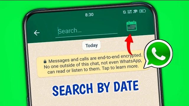 Dari iPhoneIslam.com, cari WhatsApp berdasarkan tanggal. Tujuan mencari pesan.