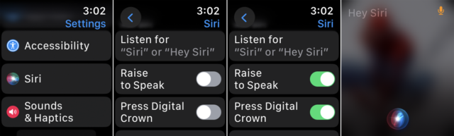iPhoneIslam.com'dan, Açıklama: Ekranda farklı ayarlara sahip Apple Watch. Anahtar kelimeler: izle