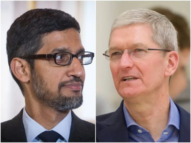 iPhoneIslam.com'dan biri gözlüklü, diğeri sakallı iki adamın iki fotoğrafı.
