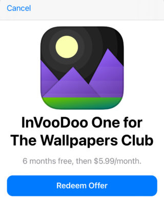 De iPhoneIslam.com, aplicativo Invodo do The Wallpapers Club.