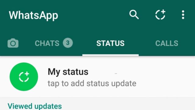 Mula sa iPhoneIslam.com, WhatsApp status update na nagtatampok ng link ni Mark.