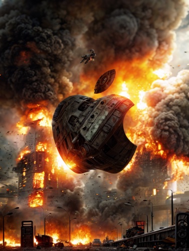 iPhoneIslam.com سے، فلم Star Wars: The Force Awakens کا پوسٹر۔