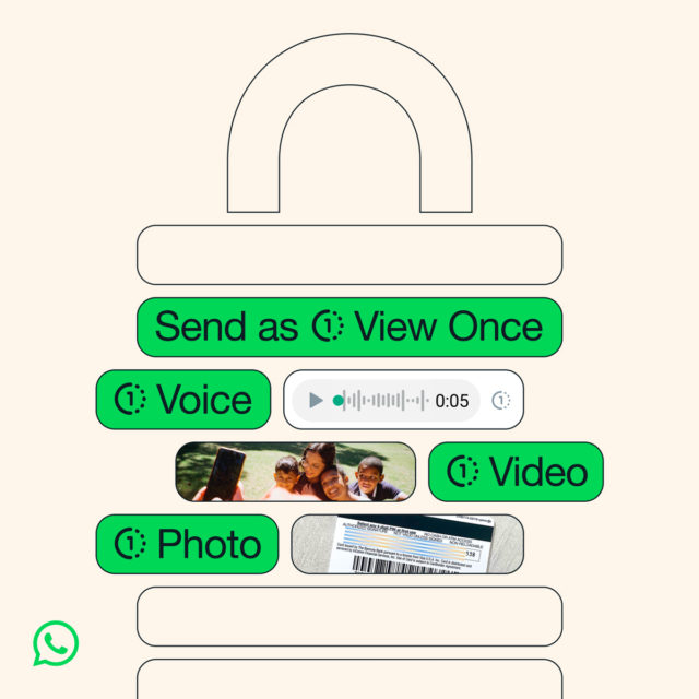iPhoneIslam.com، WhatsApp سے: "ایک بار دیکھیں" خصوصیت کے ساتھ صوتی پیغامات بھیجیں۔
