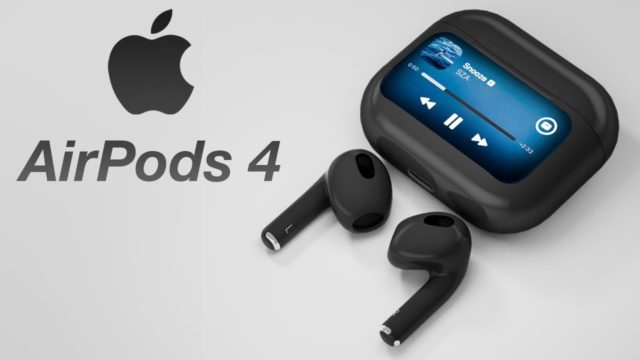 Da iPhoneIslam.com, viene mostrato un auricolare Apple accanto agli AirPods 4, uno dei dispositivi che Apple lancerà presto.