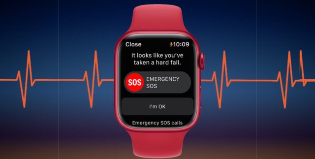 من iPhoneIslam.com، لمسة ساعة أبل الذكية ECGأمامها.