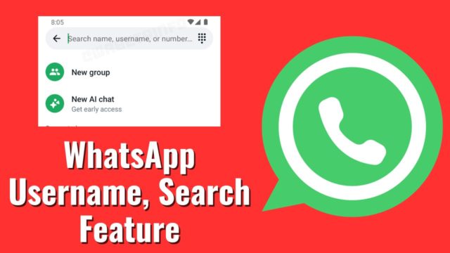 From iPhoneIslam.com, WhatsApp purpose to search for username.