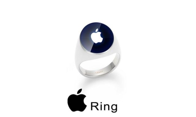 Van iPhoneIslam.com heeft de appelring een slim ontwerp en het bekende Apple-logo.