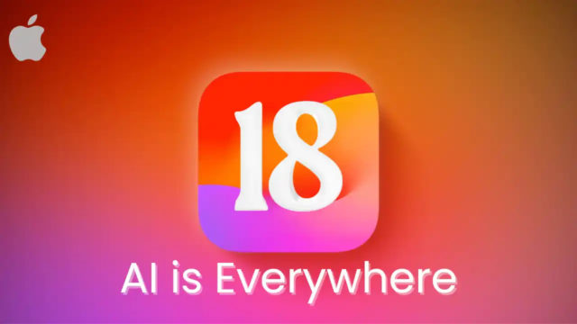 Op iPhoneIslam.com staat op het logo van Apple "ai is alles" om de functies van iOS 18 te benadrukken.